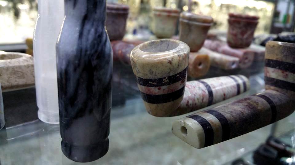 Stone Hand Pipes