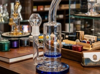 Dab Rig with Dome and Nail | Classic Glass Dab Rigs in Kansas City